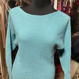 Boston Proper Turquoise Sweater